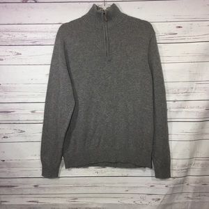 J. Crew  Mercantile 1/4 zip Wool Blend Sweater M